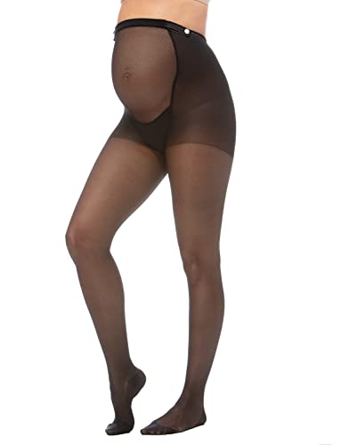 Relaxsan Basic 890 (Schwarz 2/M) Kompressionsstrümpfe Schwangerschaft 18-22 mmHg, Stützstrümpfe Damen 140 Den von Relaxsan