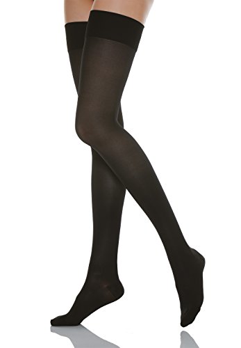 Relaxsan Basic 960 (Schwarz, Gr.2) Kompressionssocken 280 den - ohne silikon - mit abgestufter Kompression von Relaxsan