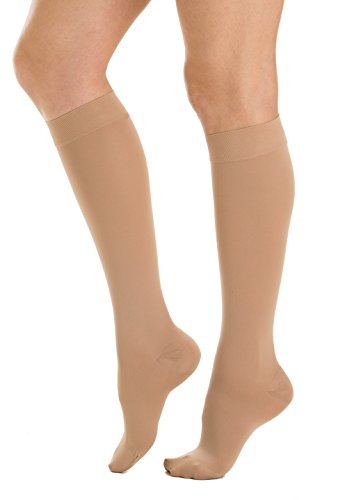 Relaxsan M1050 (Beige, Gr.1) Medizinische Kniestrümpfe Baumwolle Klasse 1 - K1 abgestufte Kompression von Relaxsan