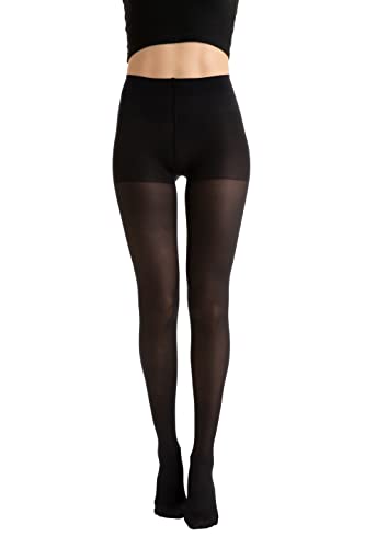 Relaxsan Mikrofasern 880M (Schwarz 5/XXL) Kompressionsstrumpfhose Damen 18-22 mmHg, Stützstrümpfe 140 Den von Relaxsan