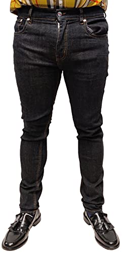 Relco Herren Blau Denim Kleidungsstück Wash Jeans Größe 36 von Relco