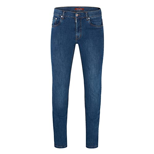 Relco Herren Blauer Jeansstoff Steinwäsche Jeans Größe 34 von Relco