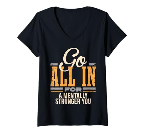 Damen Stronger You Motivational Entrepreneur Teacher Zitat T-Shirt mit V-Ausschnitt Damen Stronger You Motivational Entrepreneur Teacher Zitat T-Shirt mit V-Ausschnitt von Relentless Motivation Hustle and Grind Apparel