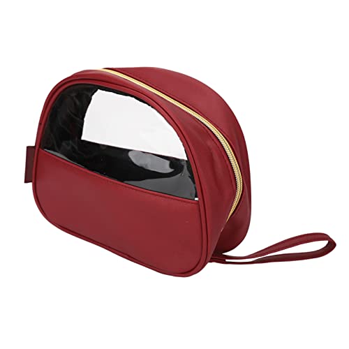 Clear Cosmetic Bag for Travel | Large Capacity Makeup Pouch with Transparent Design | Crescent Shaped Toiletry Organizer/Portable Makeup Case/Faux Leather Storage Clear Cosmetic Bag for Travel | Large Capacity Makeup Pouch with Transparent Design | Crescent Shaped Toiletry Organizer/Portable Makeup Case/Faux Leather Storage von Reliant Jazzy