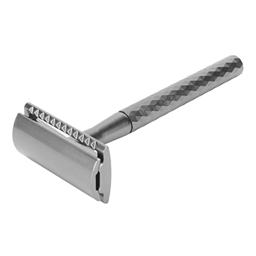 Men Secure Beard Clipper Handle | Double Sides Manual Trimmer for Smooth & Secure Shaving | Alloy Body with Secure Grip/Skilled Use/Beginners Friendly von Reliant Jazzy