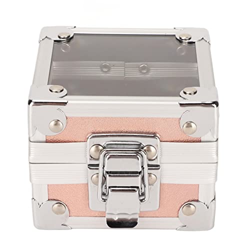 Nagelbohrer Bithalter | 25 Löcher 3 Schichtschwamm Organizer | Transparente Flip -Abdeckung mit Nietverstärkung | Schutzlager für Nagelbohrerbits (Dazzling Gold) von Reliant Jazzy