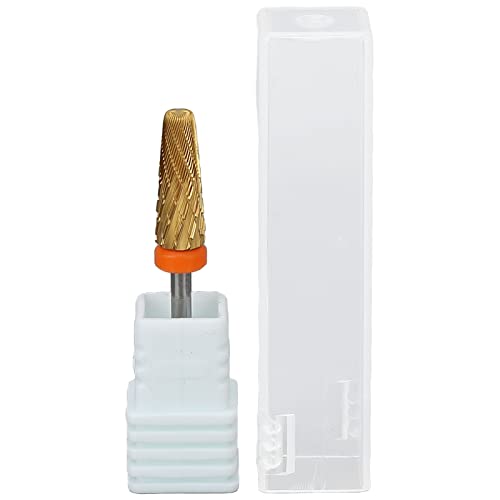 Tungsten Steel Nail Drill Bits 5 in 1 | Address Nail Adhesive/Cuticle/Polish | Fits Most Nail Drills | Includes Storage Case von Reliant Jazzy