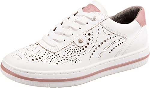 Relife Jorkraine Damen-Sneaker, Weiß/Rosa, weiß, 36 EU von Relife