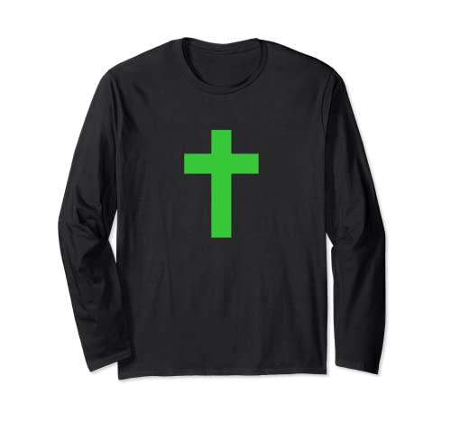 Christlich Religiös Frauen Männer Gott Jesus Kreuz Langarmshirt von Religion Kirche Damen Herren Christlicher Glaube