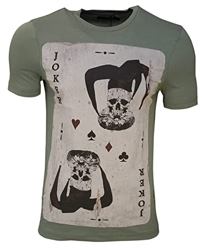 Religion Clothing Herren T-Shirt Joker Card-hellgrün-XXL von Religion