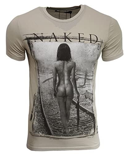 Religion Clothing Herren T-Shirt Naked (L, Quicksilver) von Religion