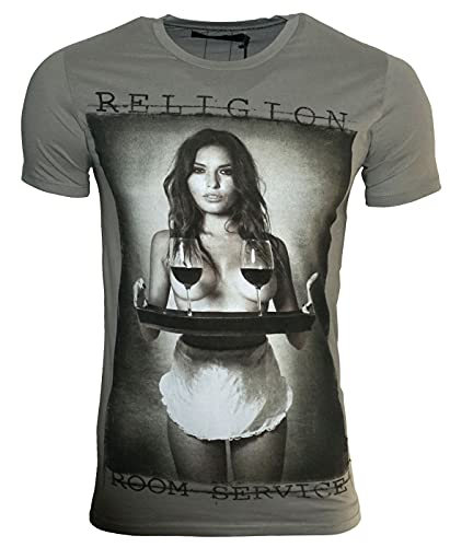 Religion Clothing Herren T-Shirt Room Service (Flint, XXL) von Religion