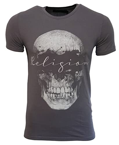 Religion Clothing Herren T-Shirt Split Skull-Lila-M von Religion