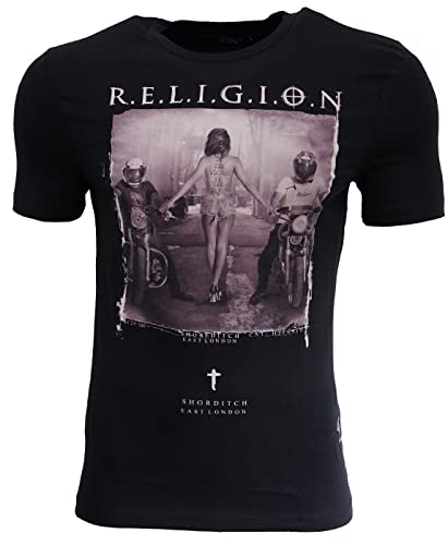 Religion Clothing Herren T-Shirt to The Victor (Jet Black, M) von Religion