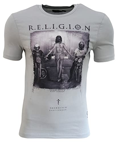 Religion Clothing Herren T-Shirt to The Victor (White, L) von Religion