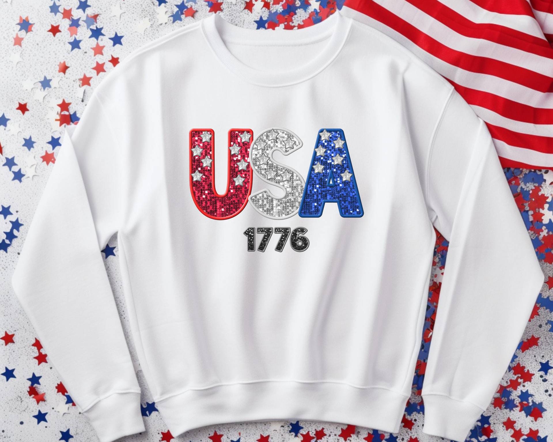 American Dream Sweatshirt Unisex, Usa Sweatshirt, Patriotic America Flag Hoodie, Retro von RelleFromTheBlog
