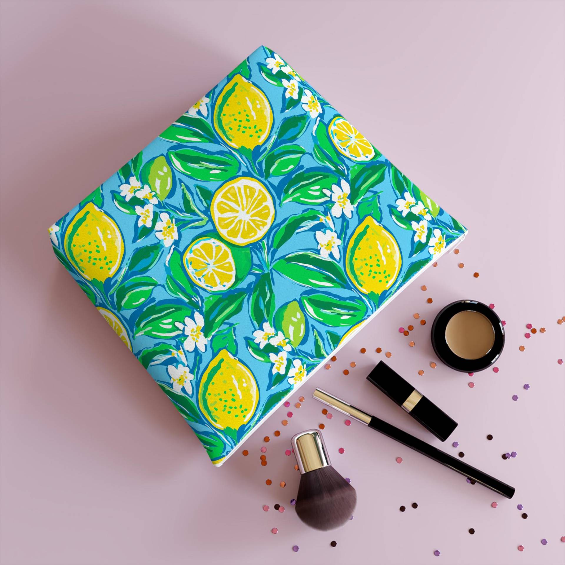 Citrus Splash Cosmetic Bag von RelleFromTheBlog