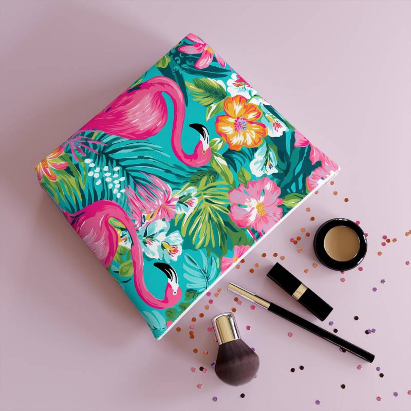 Cosmetic Bag, Makeup Travel Toiletry Gift Florida Usa Flag Patriotic Usa, Map, 4Th July von RelleFromTheBlog