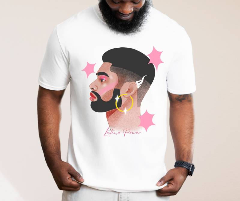 Latina Shirt | Tshirt Shirts Afro Art Power Latino Empowerment von RelleFromTheBlog