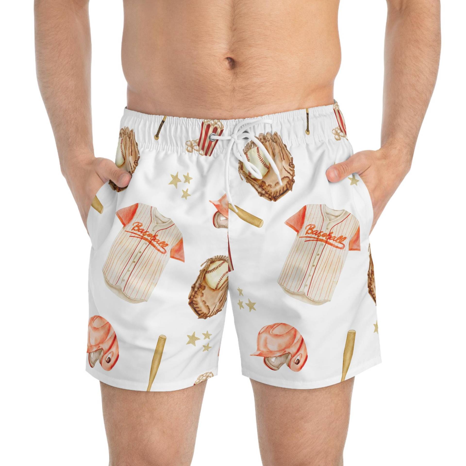 Liberty Garden Swim Trunks, Usa Stars Stripes 4Th July Patriotic American Flag von RelleFromTheBlog
