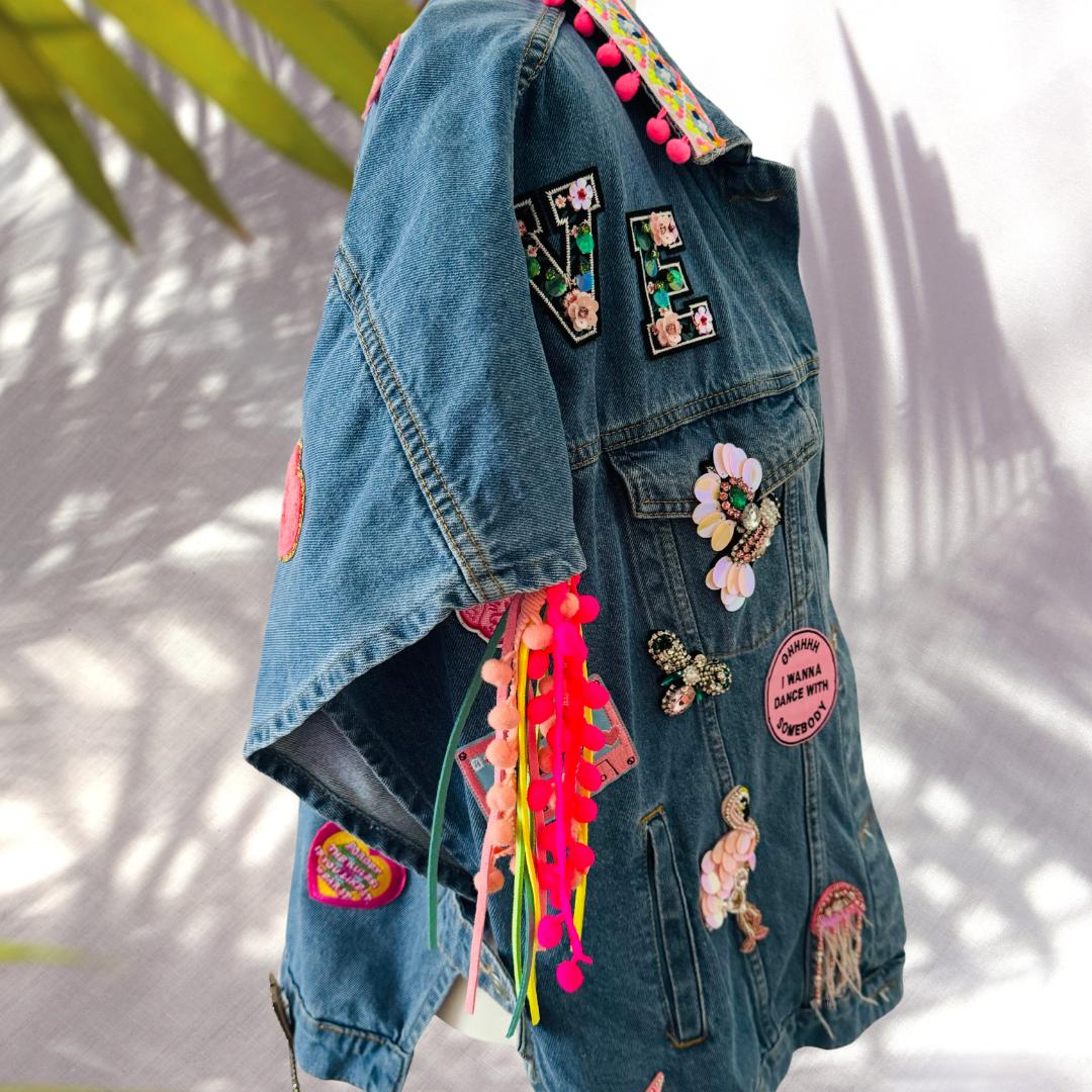 Lovebird Vest - Handcrafted Unique Custom von RelleFromTheBlog