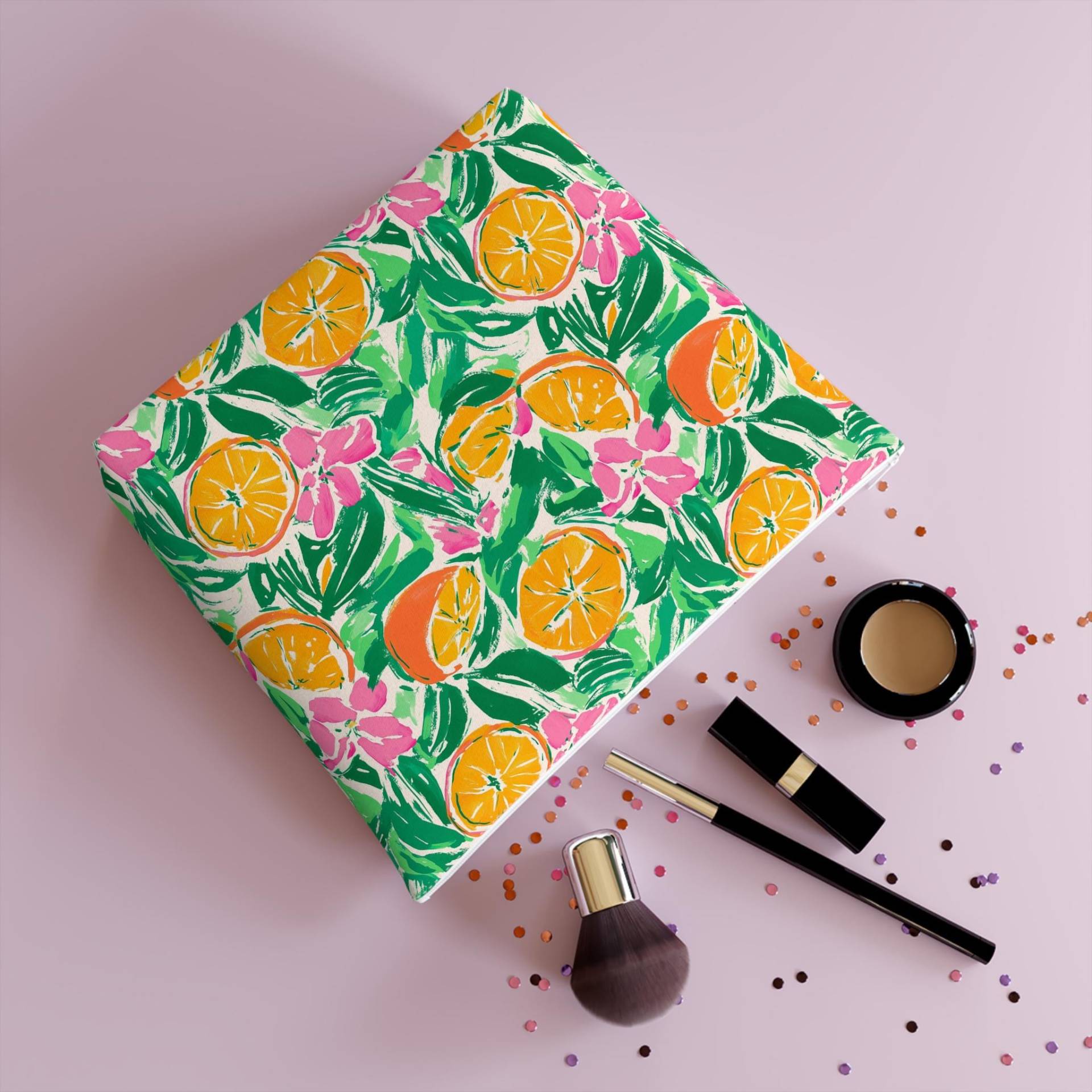 Sunshine Citrus Cosmetic Bag von RelleFromTheBlog
