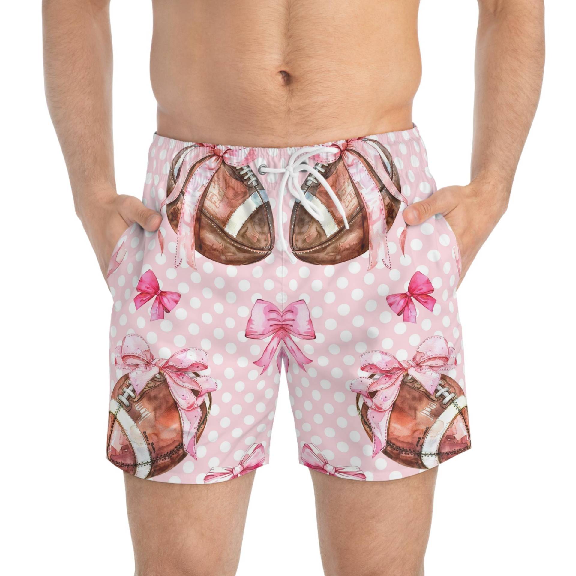 Touchdown Swim Trunks, Usa Stars Stripes 4Th July Patriotic American Flag Trunks von RelleFromTheBlog