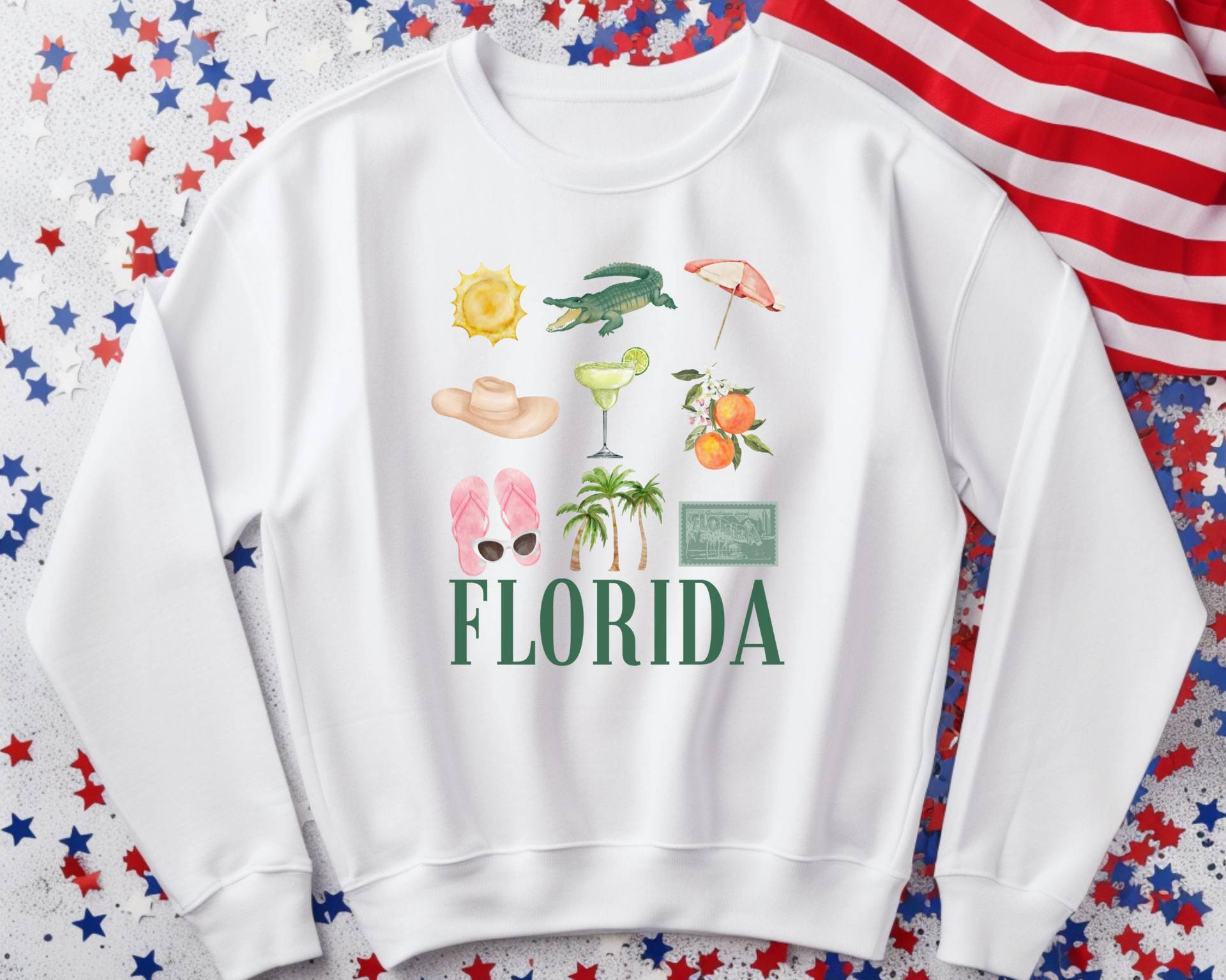 Tropical Breeze Sweatshirt | Unisex von RelleFromTheBlog