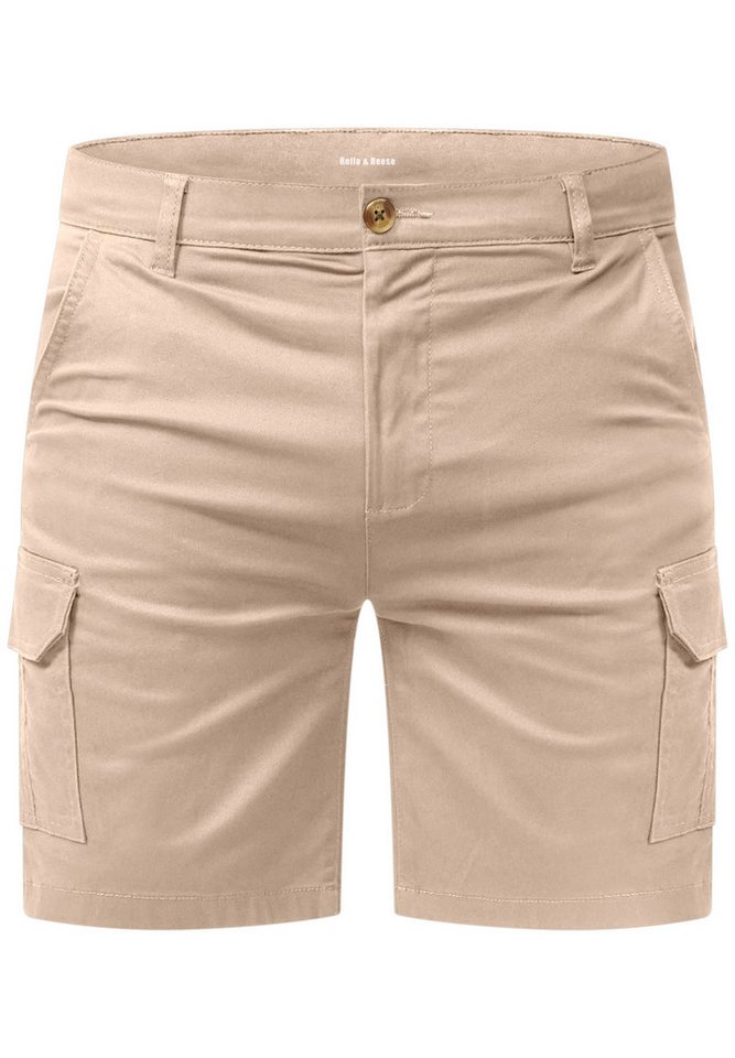 Rello & Reese Cargoshorts mit Cargotaschen & Stretchanteil Herren Kurze Hose Jeans Shorts Bermuda Regular-Fit von Rello & Reese