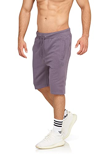 Rello & Reese Herren Shorts Sweatshorts Kurze Hose 22076 [L, Violett] von Rello & Reese