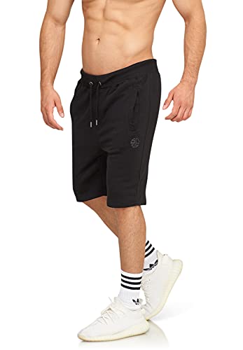 Rello & Reese Herren Shorts Sweatshorts Kurze Hose 22076 [M, Schwarz] von Rello & Reese