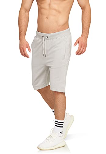 Rello & Reese Herren Shorts Sweatshorts Kurze Hose 22076 [XL, Hellgrau] von Rello & Reese