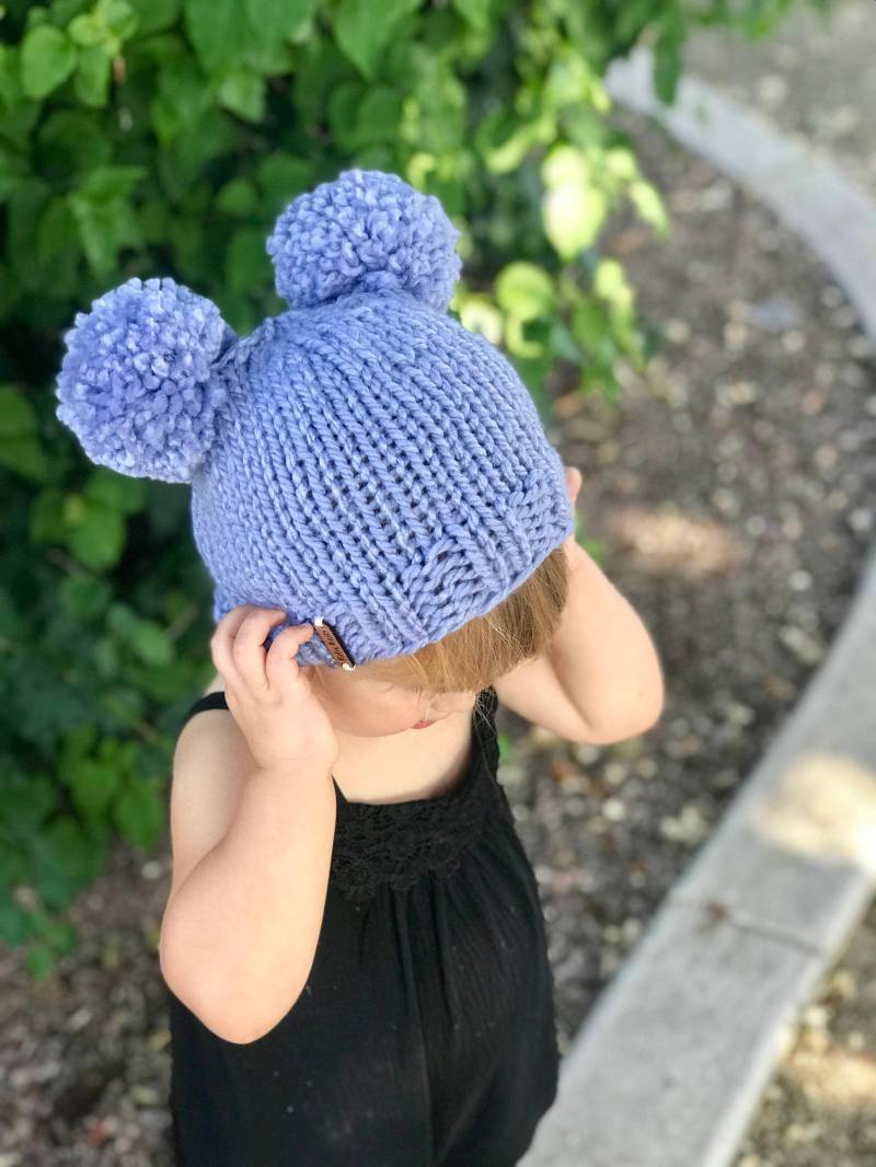 Dwyer Beanie // Doppel Pom Beanie/ Für Erwachsene, Kinder, Kleinkinder Dwyer Beanie // Doppel Pom Beanie/ Für Erwachsene, Kinder, Kleinkinder von RelmKnits
