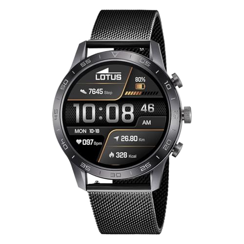 Lotus Herren Digital Smartwatch Uhr mit Edelstahl Armband 50048/1 von Lotus