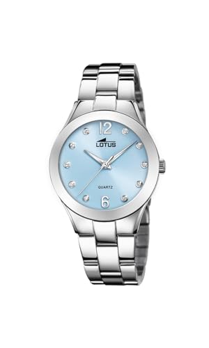 Relojes Lotus Damen Analog Quarz Uhr mit Edelstahl Armband 18884/3 von Relojes Lotus