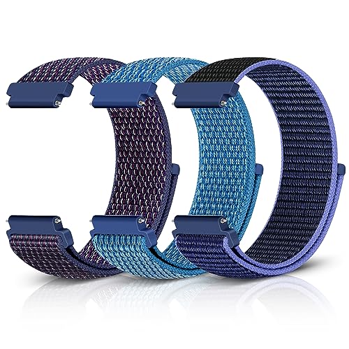 Relting Sport Loop 16 mm 18 mm 20 mm 22 mm Uhrenarmband Schnellverschluss verstellbares Ersatzarmband, verstellbares Nylon-Uhrenarmband Sportschlaufe für Männer Frauen von Relting
