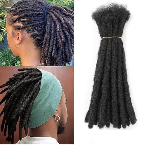 10PS Dreadlock für Männer, 20 cm, Hochtemperaturfaser, 60 g, natürliche Haarverlängerung (Beige) von Remanbo