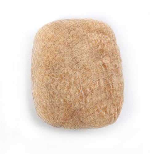 12 Zoll Afro Kinky Bulk 30 g/Päckchen Echthaar Dreadlocks Flauschige Haarverlängerung Pferdeschwanz Natürlich für Frauen (Beige,12 Zoll) von Remanbo