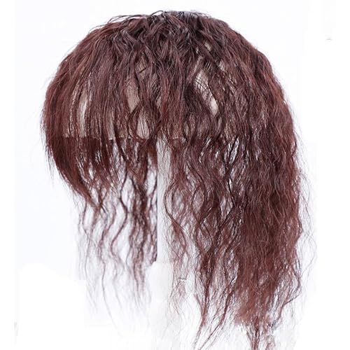 14-Zoll-Maisdauerwelle für lockiges Haar, natürliches, flauschiges Echthaar, 12 x 12, einteilig, drei Clips mit Haaraufsätzen für Damen (Natürliches Schwarz,Drehung) von Remanbo