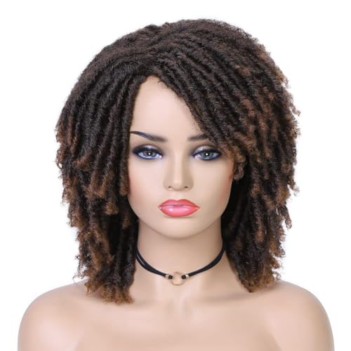 Dreadlock-Perücke, flauschiges Kunsthaar, für Damen, 15,2 cm, Dreadlock-Perücke, maschinell hergestellt, zum Anklipsen (27/613-Blond) von Remanbo