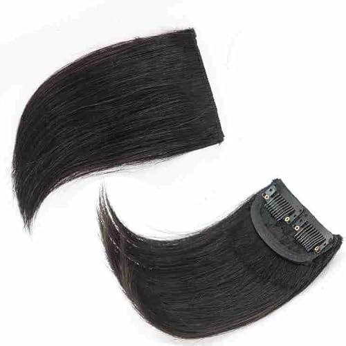 Hair Pad Fluffy One Piece Cover White Hair for Woman Fluffy Hair Extensions (Schwarz,10 Zoll) von Remanbo