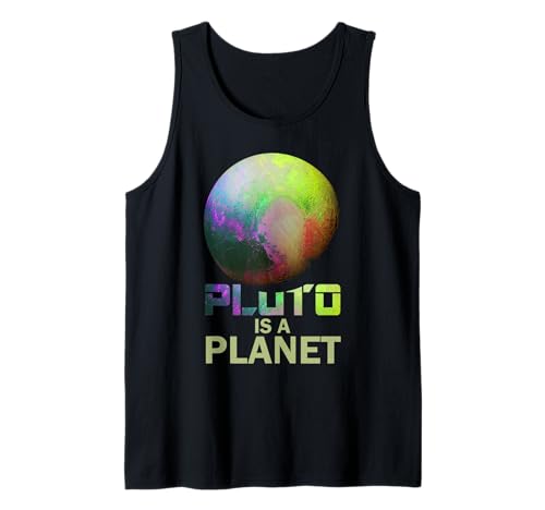 Pluto is A Planet Never Forget Funny Space Meme Men Women Tank Top von Remember Pluto TShirt