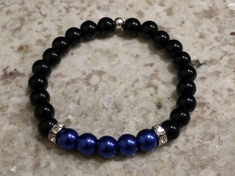 Dünne Blaue Linie Armband Dünne Blaue Linie Armband von Remember999
