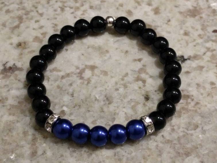 Dünne Blaue Linie Armband Dünne Blaue Linie Armband von Remember999