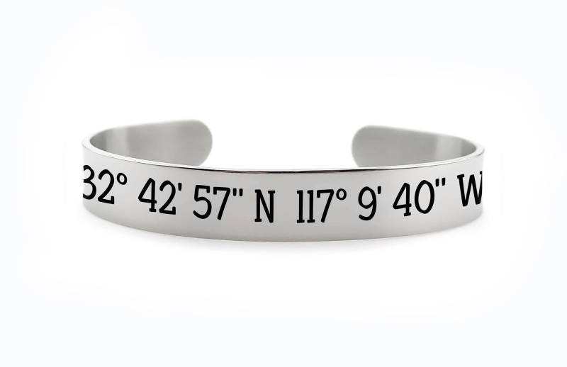 Koordiniert Armband Manschette - Erstellen Sie Ihre Eigene Personalisierte Individuelle Schmuck Geschenk Für Ihre Langstrecken-Verhältnis Koordiniert Armband Manschette - Erstellen Sie Ihre Eigene Personalisierte Individuelle Schmuck Geschenk Für Ihre Langstrecken-Verhältnis von RememberMeJewelryCo