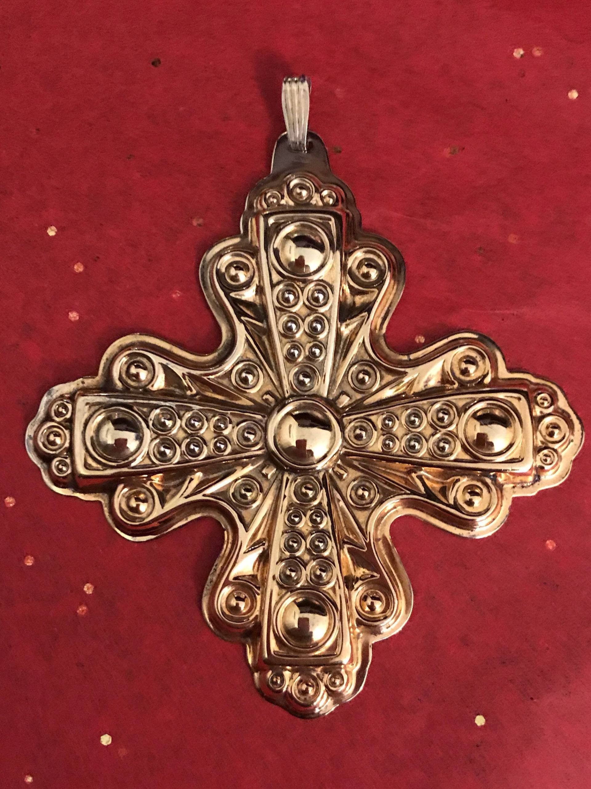 Vintage Schilf Und Barton 1972 Sterling Weihnachten Kreuz Anhänger/Ornament Vintage Schilf Und Barton 1972 Sterling Weihnachten Kreuz Anhänger/Ornament von RememberWhenByMaryB