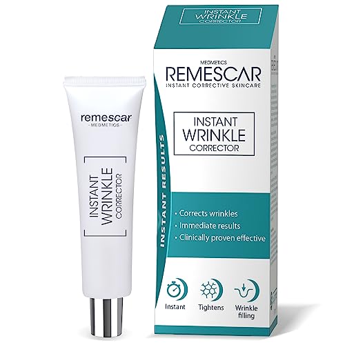 Remescar Sofortige Faltenkorrektur 8ml - Klinisch bewährt für Anti-Aging & Faltenreduzierung - Anti-Falten-Creme für Männer und Frauen - Reduzieren Sie Zeichen des Alterns - Sofortige Ergebnisse von Remescar