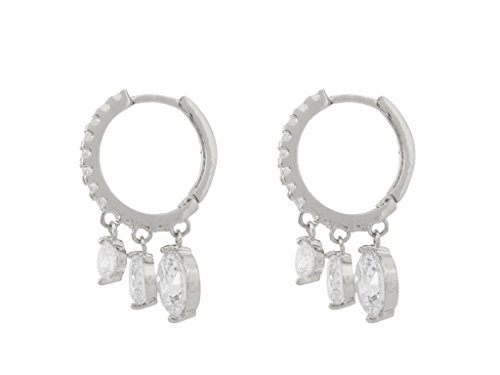 Remi Bijou - Damen Statement Ohrringe Ohrstecker 'Glamour' mit Strasssteinen (Silber) von Remi Bijou