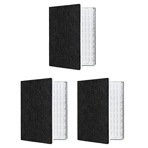 Remingtape 3X 216 Farben Nagel Spitzen Display Buch DIY Nagel Kunst Zeigt Regal Gel Farb Karte Diagramm Malerei Display Board Schwarz von Remingtape