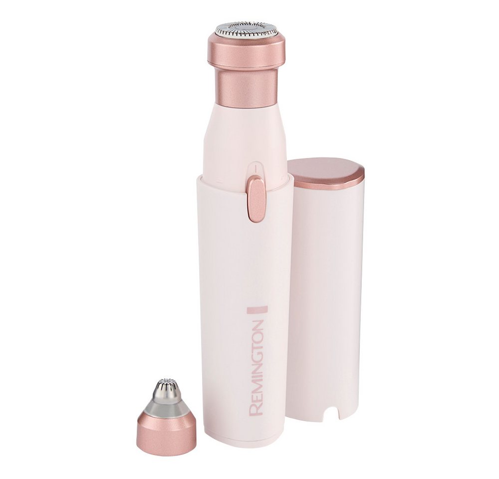 Remington Beauty-Trimmer BareMe2-in-1 Gesichtshaarentferner (WFS200), verschiedene Trimmaufsätze, Präzisions-Augenbrauenformer, elektrisch von Remington